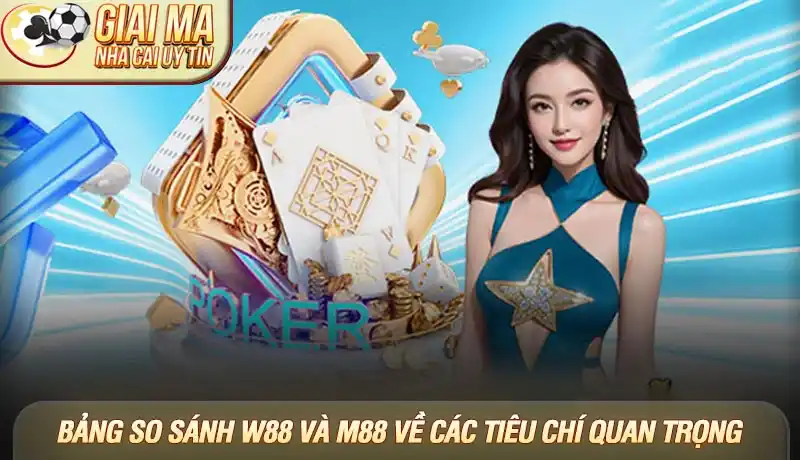 Bảng so sánh W88 và M88 về các tiêu chí quan trọng