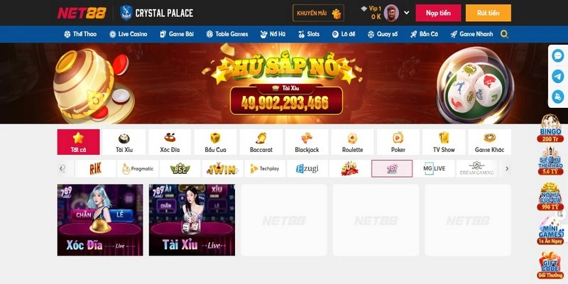 Khám Phá Sảnh Game Hot Net88 - Hitclub, B52, Rik Và Sunwin 3 789Club được đánh giá cao nhờ khả năng kết nối người chơi