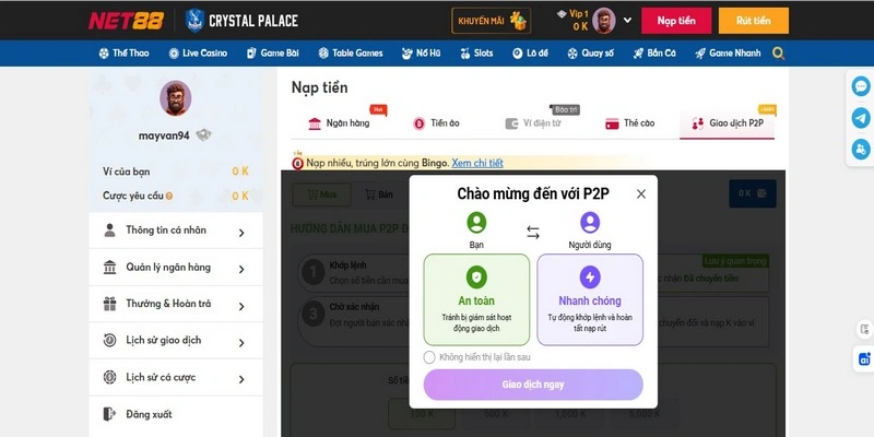 Lưu ý khi muốn thực hiện nạp tiền tối đa tại Net88
