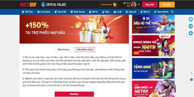 Ưu Đãi Nạp Đầu Net88 - Tặng 150% Số Tiền Tối Đa 3.388K 3 Một số mẹo giúp tối ưu khuyến mãi nạp đầu