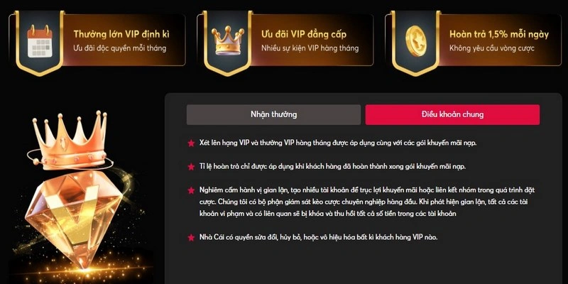 Những ưu đãi khác dành cho thành viên VIP 5